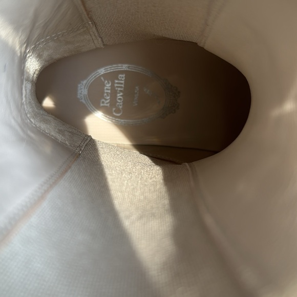 RENE CAOVILLA BOOTS WHITE IVORY WOMENS SIZE 35 5 - Picture 15 of 17